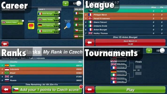 Real Table Tennis android App screenshot 2